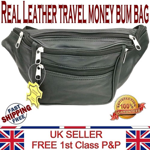 Leder bum bag - leder,