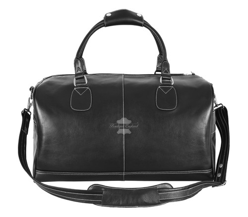 Holdall schwarze leder - schwarze,