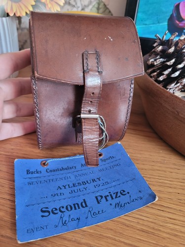Leder pinseltasche mit - leder,
