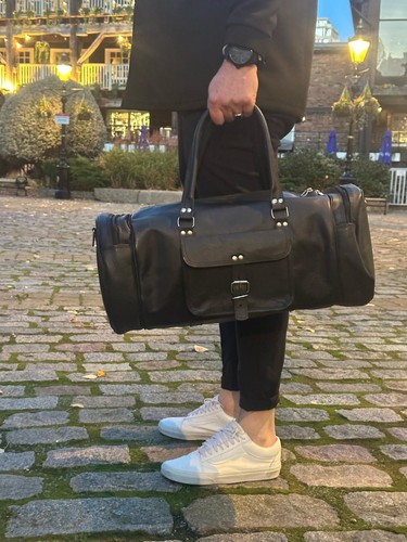 Leder seesack unisex - leder,