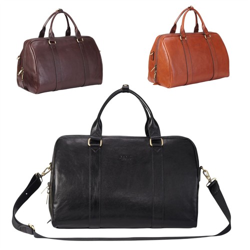 Vintage echtleder reisetasche - echtleder,