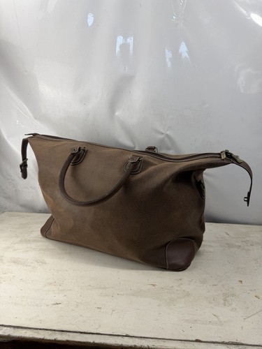 Vintage unisex leder weekender - vintage,