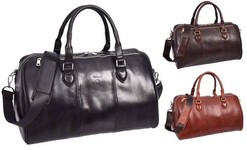Premium leder reisetasche - premium,