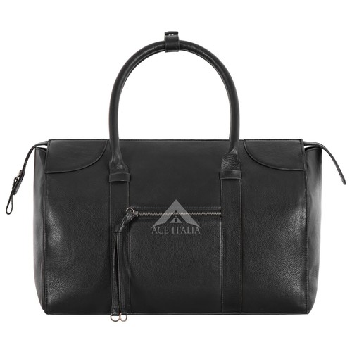 Reisetasche schwarz leder - reisetasche,