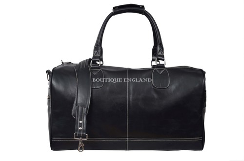 Holdall schwarze leder - "holdall",