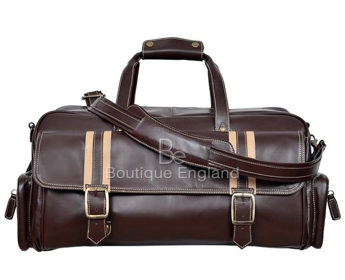 Leder wochenendtasche braun - leder,