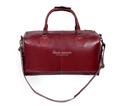 Holdall cherry leather - cherry,